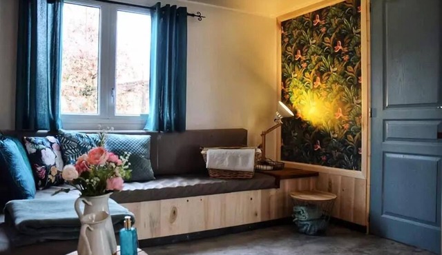 Campsite Les 3 Cantons* - Mobile home Upapa 3 rooms 4 people