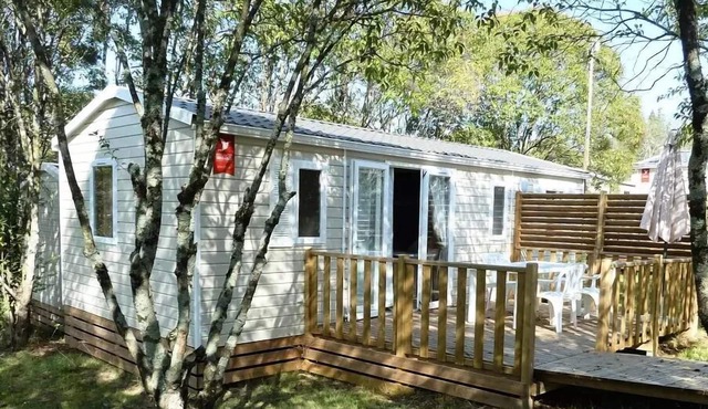 Campsite Beau Rivage * - Family Cottage - 3 Bedrooms - All comfort air conditioning 6 people