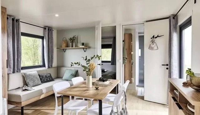 Campsite Beau Rivage * - Lodge " Elegance " 2 bedrooms - air-conditioned 4 persons