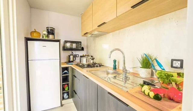 Campsite Domaine de Bel Air* - Mobile home Select TV LV Plancha 3 Rooms 4/6 people