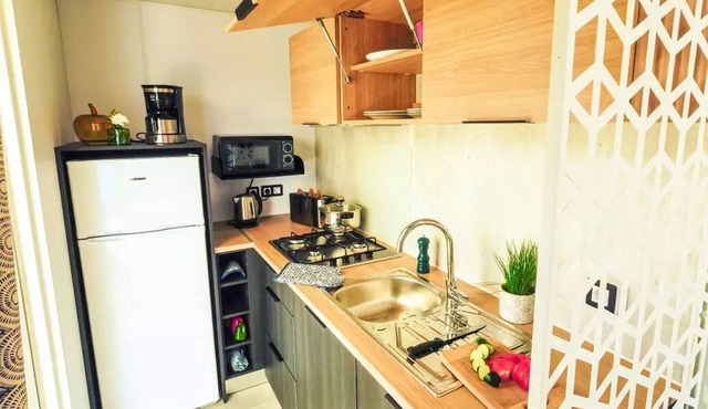 Campsite Domaine de Bel Air* - Mobile home Select TV LV Plancha 4 rooms 6 people