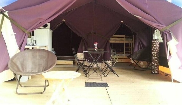 Campsite Flower le Belvedere **** - Freeflower Comfort Tent 3 rooms 5 people Without Sanitary