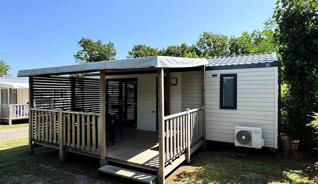 Campsite Les Brillas * - Mobil Home Authentic 3 Rooms 4 People Climate + TV