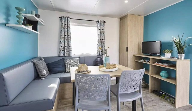 Campsite La Baie de Terenez * - Lodge CONFORT TERENEZ 2020 TV - 2 bedrooms 28M2 4 people