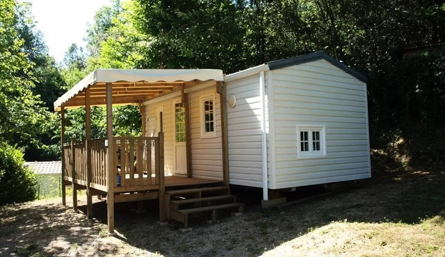 Campsite La Berge Fleurie * - Mobile home 1 bedroom 2 PEOPLE (double bed) CLIMATEIZATION/TV 2 persons