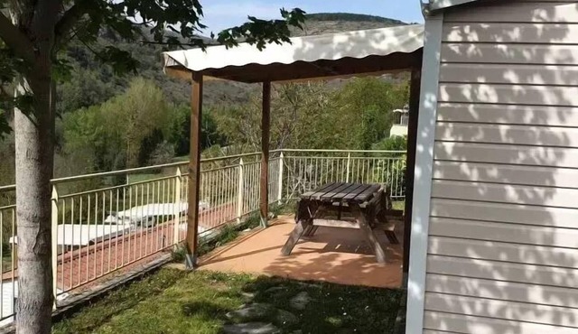 Campsite La Cascade * - VISIO Mobile home 30m² - 3 bedrooms - (Sat./Sat. July and August) 4 people