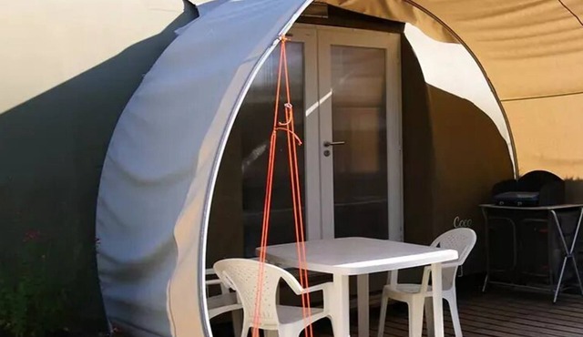 Campsite la Mouette Cendrée * - Coco Sweet 3 rooms 4 people Without Toilet blocks