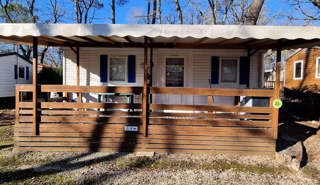 Campsite LA GARENNE * - 21 Residence La Capucine 29m2 covered terrace + dishwasher + TV 4 persons