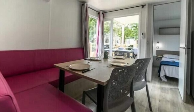 Campsite La Garenne*** - Mobile home Lodge 4 rooms 6 people Air-conditioned