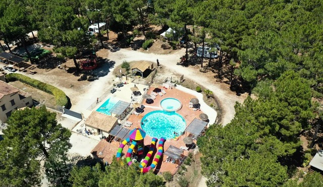 Campsite La Simioune in Provence * - Mobile home VENTOUX - 2 bedrooms + TV (2 adults + 2 children) 2 to 4 people - 2 pers. included in the tariff