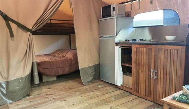 Campsite La Sole**** - Lodge Family Tent 3 rooms 2/5 people
