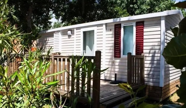 Campsite Le Clos Virgile * - Mobile Home 4 Rooms 6 People Air Conditioned + TV