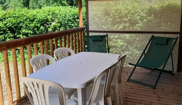 Campsite Le Colombier * - Jungle Lodge 3 rooms 5 people