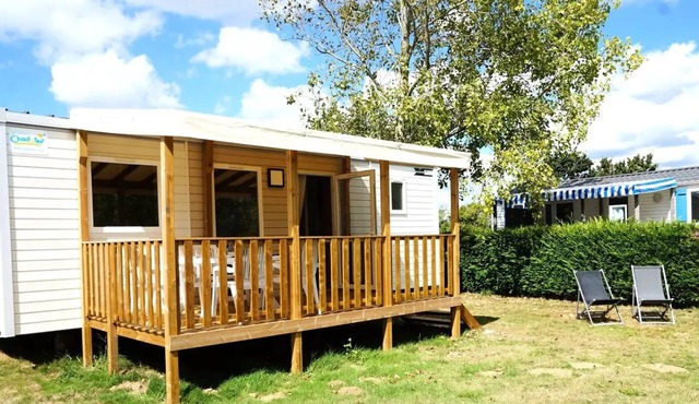 Campsite Le Domaine de Beaulieu* - Mobile home Caribbean TV 3 Rooms 4/5 People