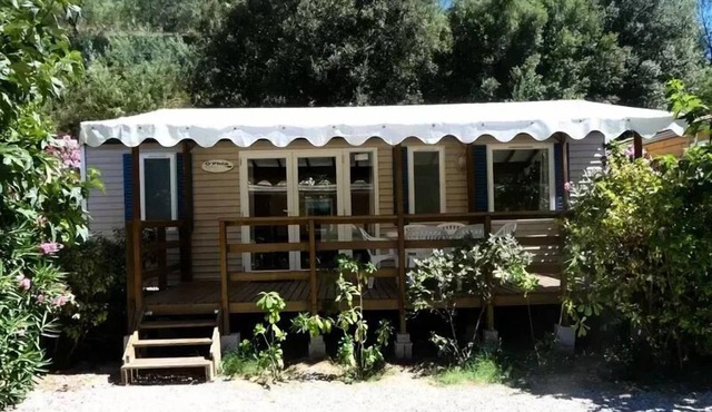 Campsite Le Parc des Monges * - Mobile Home Laurier 4 Rooms 6 People Air Conditioned