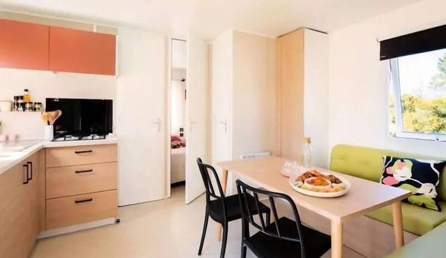 Campsite Les Franquettes * - Mobile Home IRM Super Titania 4 Rooms 6 People