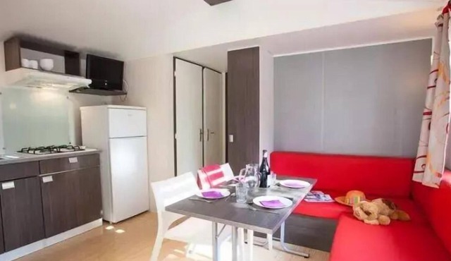 Campsite Le Mouliat * - Mobile home 2 bedrooms O'hara 26m2, integrated outdoor terrace 4 people