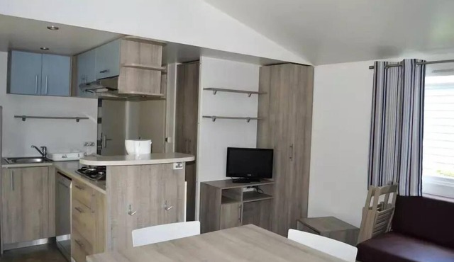 Campsite Le Moulin * - Mobile Home Family XL 4 Rooms 6/7 People Air-conditioned