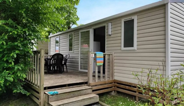 Campsite Le Rouge Gorge* * - MOBILE HOUSE 30m2 (3 bedrooms) ECO 6 persons