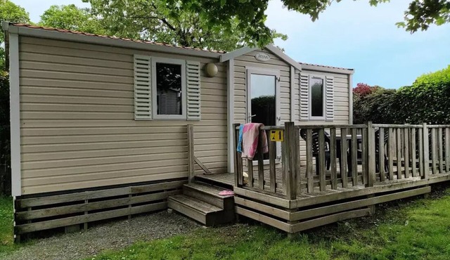 Campsite Le Rouge Gorge* * - MOBILE RENTALHOME 28m2 (2 bedrooms) 4 pers. TV - CONFORT 4 people
