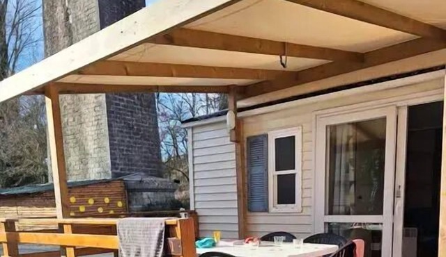 Campsite Les Rives D'Auzon * - Mobile home for 6 people