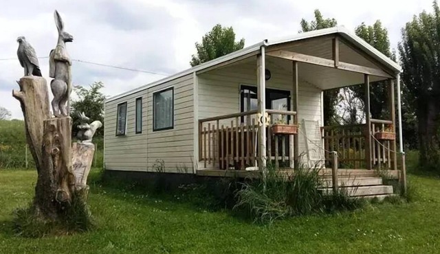 Campsite Les Tournesols * - Mobil home Panama 32m2 (23m2 +9m2 terrace) - 2 bedrooms 4 people