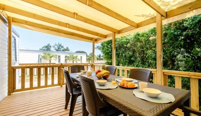 Campsite maeva Escapades Le Bois Joli * - Mobile Home Privilege 4 Rooms 6 People + TV