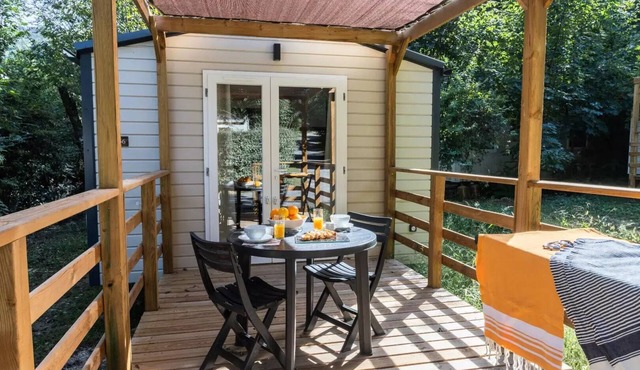 Campsite maeva Escapades du Château de l'Hom * - Cottage Comfort 2 Rooms 2/3 People Air-conditioned + TV