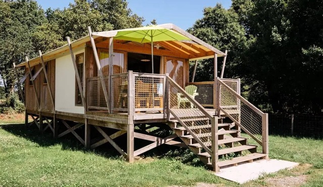 Campsite maeva Respire Domaine de Kervallon * - Cabane Lodge 3 Rooms 5 People + TV