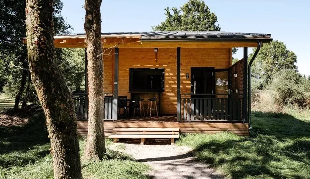 Campsite maeva Respire Domaine de Kervallon * - Gite Trapper Duplex 4 Rooms 6/8 People + TV