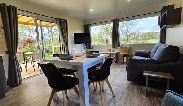 Campsite maeva Respire Domaine de Kervallon * - Mobile Home Sweet 3 Rooms 4 People Air Conditioned + TV