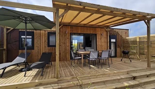 Campsite maeva Respire Domaine de Kervallon * - Mobil-Home Elegance 4 Rooms 6 People Air-conditioned + TV