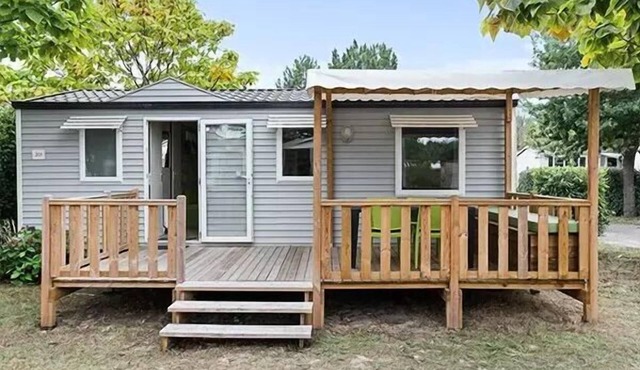 Campsite Parc des Roches * - Classic 4-room mobile home for 6 people