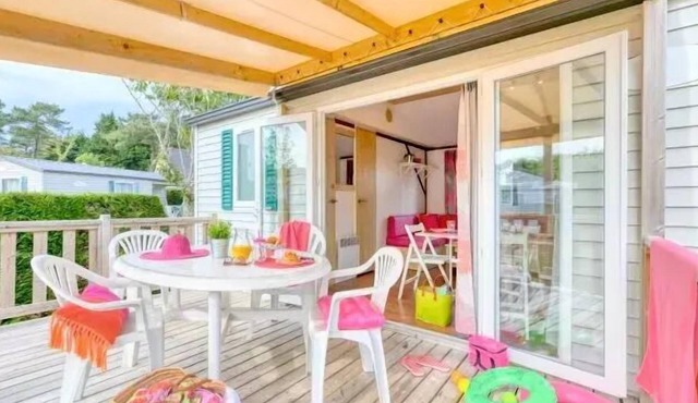 Campsite Pen Palud * - Mobil-home COMFORT (ten years old) - 2 bedrooms - 30m2 4 to 5 people - 4 pers. included in the tariff