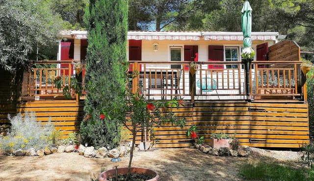 Campsite Residential La Pinède * - Charleston PREMIUM-2 bedrooms 40m2- *Clim, terrace, TV* 6 persons