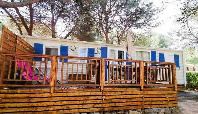 Campsite Residential La Pinède * - Manado PREMIUM- 2 bedrooms 40m2- *Clim, terrace, TV* 6 persons