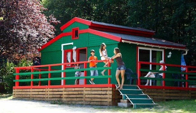 Campsite Saint Pierre de Rousieux**** - Green Chalet 2 Rooms 4/6 People Mezzanine