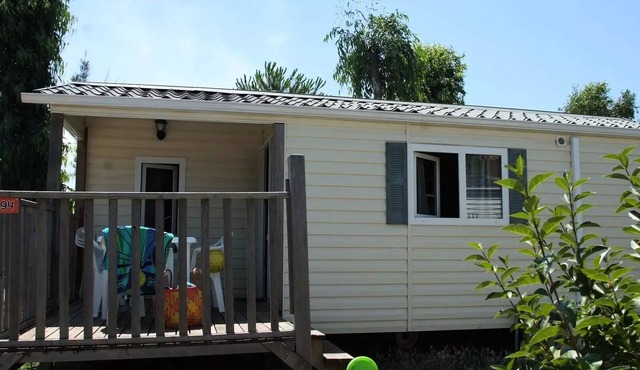 Campsite Tikayan La Pinatelle* - Mobile home Colorado Eco 3 rooms 4/6 people Air-conditioned