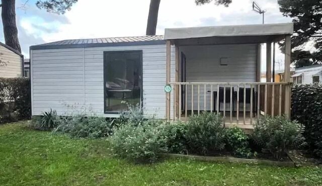 Campsite Ushuaia Villages the Estuary * - Mobil home Eden - 25m2 - 2 bedrooms - covered terrace side 4 people