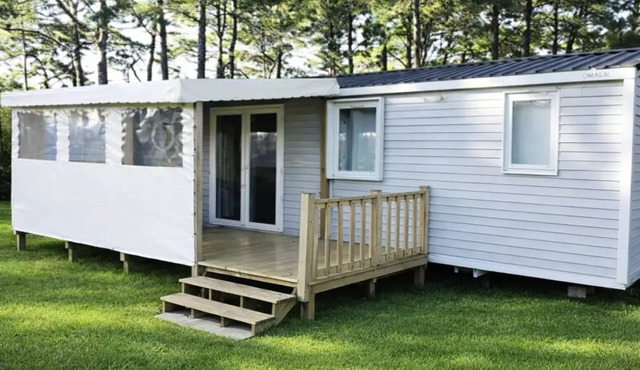 Campsite Ushuaia Villages the Estuary * - Mobil home Comfort - 30/33m2 - 3 bedrooms - covered terrace 6 people