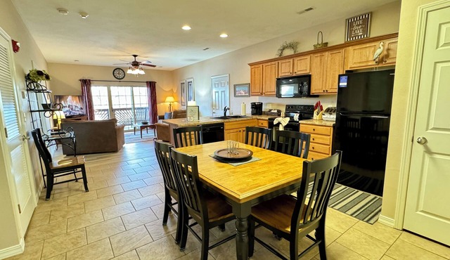 Can be a 3 or 6 BR, 2 or 4 Bath Lakefront Condo with Dock Access