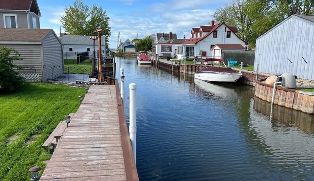 Canal front bungalow