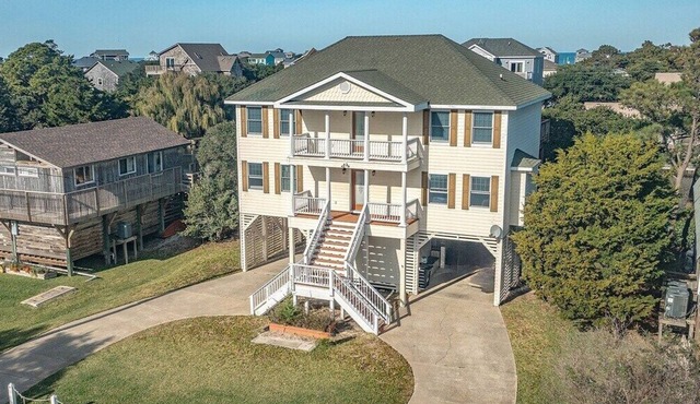 Canal-front, dog-friendly home in Frisco offers everything you need.
