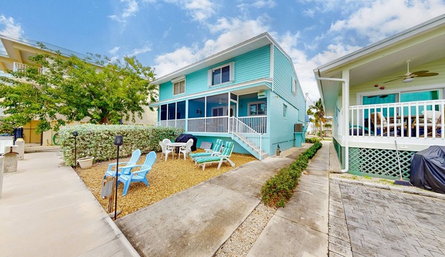 Canal-front home with Cabana Club access, water view, & private W/D