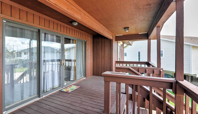 Canal-Front Home in Freeport w/Covered Boat Dock!