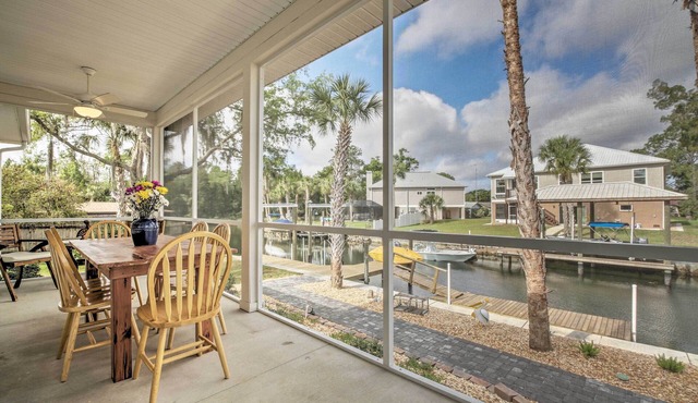 Canal-Front Home w/Boat Dock in Crystal River