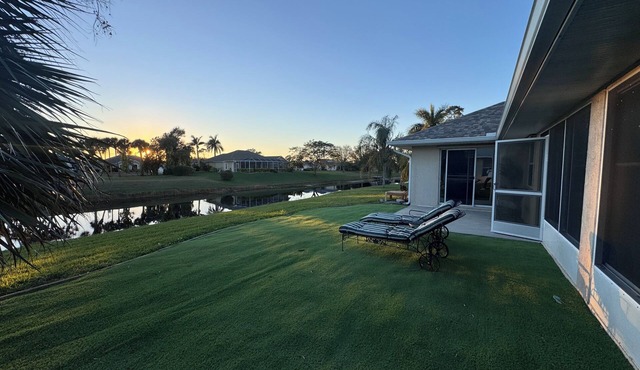 Canal-Front Rotonda West Retreat, Water Views 3BR/2BA