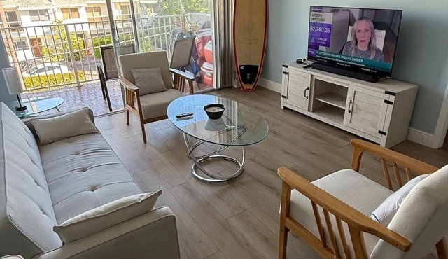 Canal-front two-bedroom condo near Sunny Isles