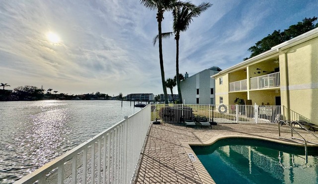 Canal-View Gem w/Pool in Treasure Island Paradise