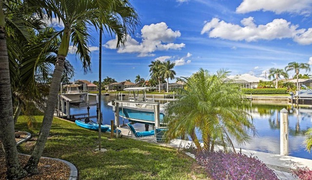 Canal Waterfront Home with Private Pool and Dock!